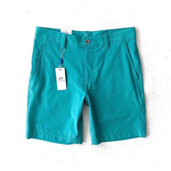 Southern Tide Nwt Men's 9" Heather Tidal Wave T3 Gulf Shorts 30 - Picture 1 of 4